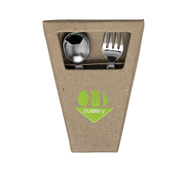 Cutelery Toddler Fork and Spoon Set - Box Front